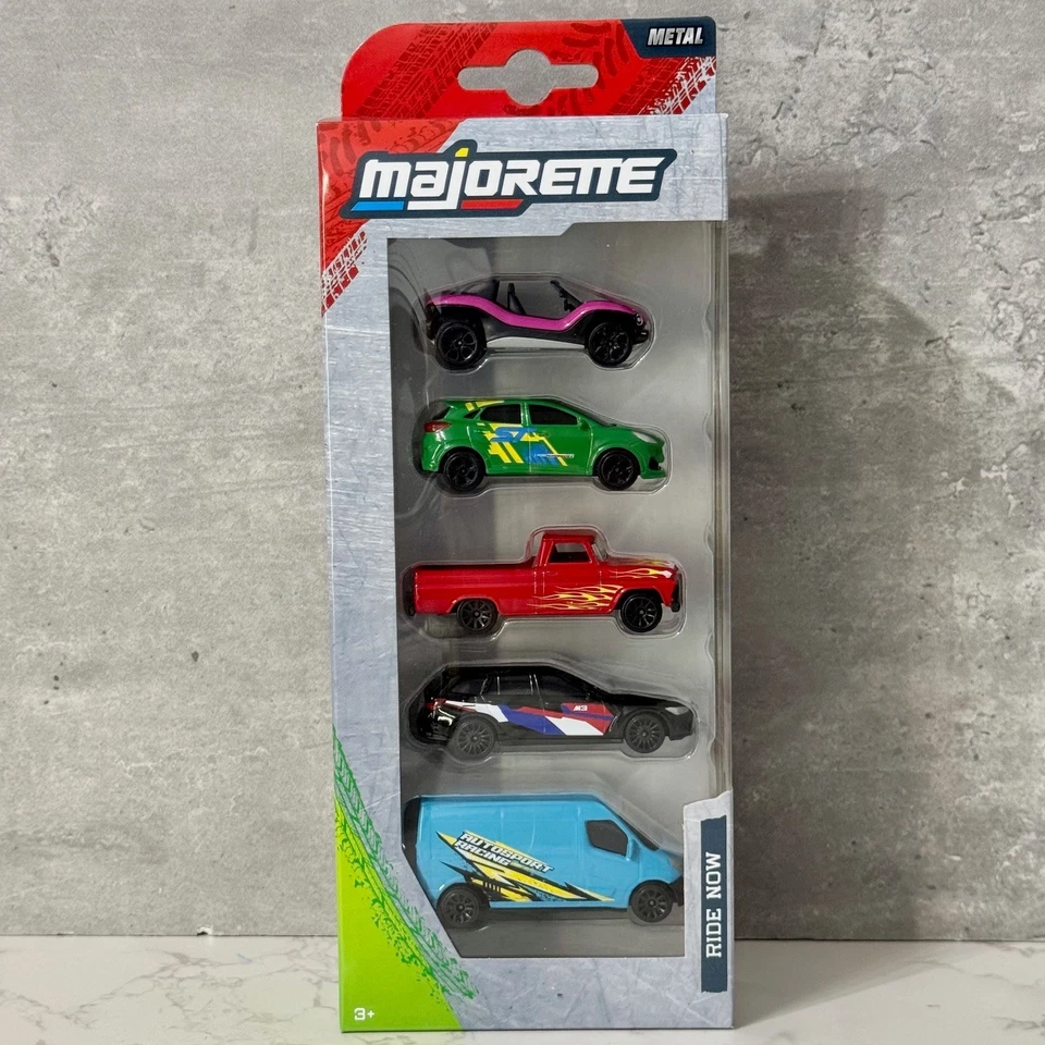 Majorette 5 Pack - Ford Puma ST BMW M3 Touring Renault Master