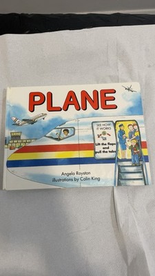 PLANE See How It Works Angela Royston 1993 Vintage Pop Up Flap Book Rare