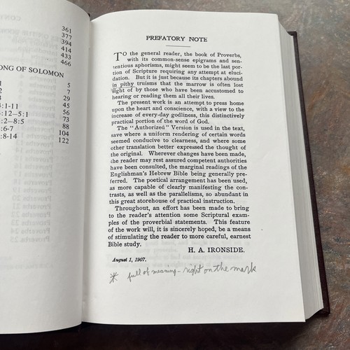 PROVERBS AND THE SONG OF SOLOMON By H. A. Ironside - Hardcover - Free shipping - Afbeelding 17 van 24