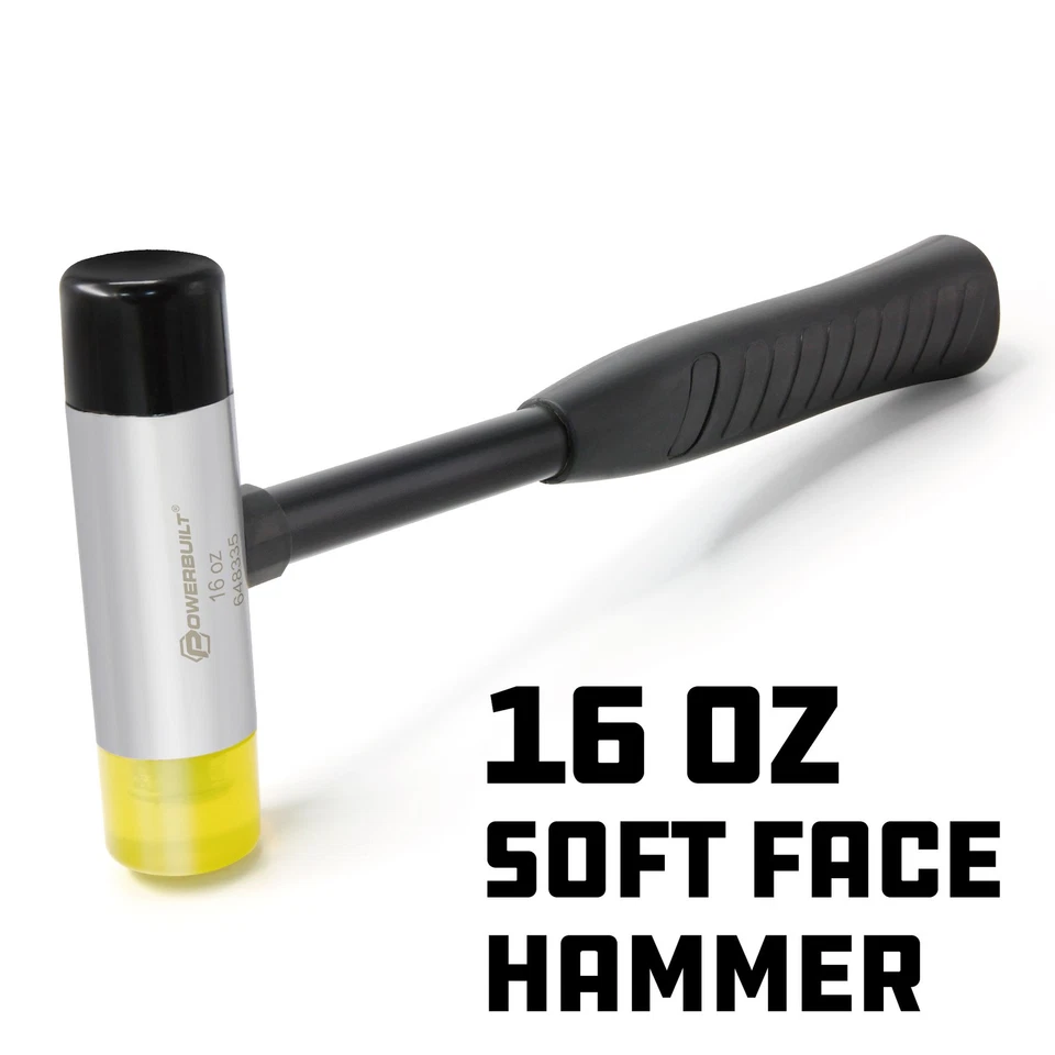 Powerbuilt 16 Ounce Soft Face Hammer - 648335 - Image 2 of 4