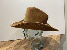 Vintage Dorfman Pacific Studs Corduroy Cowboy Hat Size Medium 55-56cm Worn Once