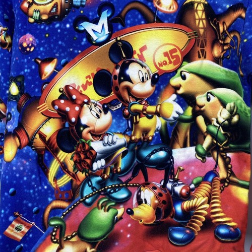 Tokyo Disneyland Mickey Minnie Space Sweatshirt Big Kids Small Colorful Graphic - Picture 4 of 11