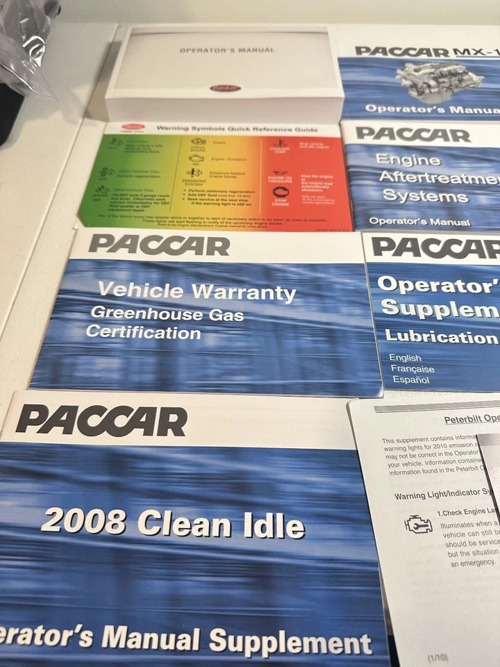 Peterbilt 579/567 PACCAR MX-13 Owners Manuals 2008-2017 - Image 4 of 4