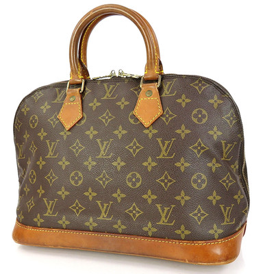 echt LOUIS VUITTON Alma Monogramm Handtasche #64816