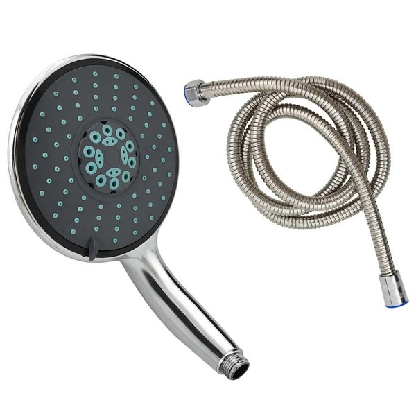 Duschkopf Multifunktion 1,5M Schlauch Verchromt Handbrause Duschbrause Vidaxl-image