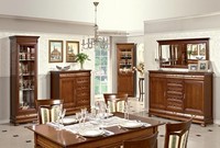 Wohnzimmer Set HolzmöBel Wohnzimmer Eckvitrine Komplett Kommode Einrichtung 5Tlg