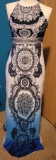 Fashion Nova Tribal Design Ombre Maxi Dress Medium