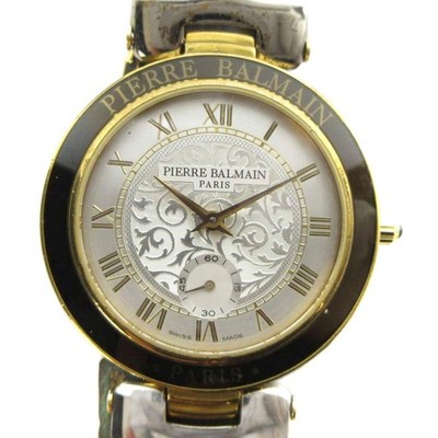 BALMAIN Quartz Watch Small Seconds Roman Numerals Gold Silver From Japan