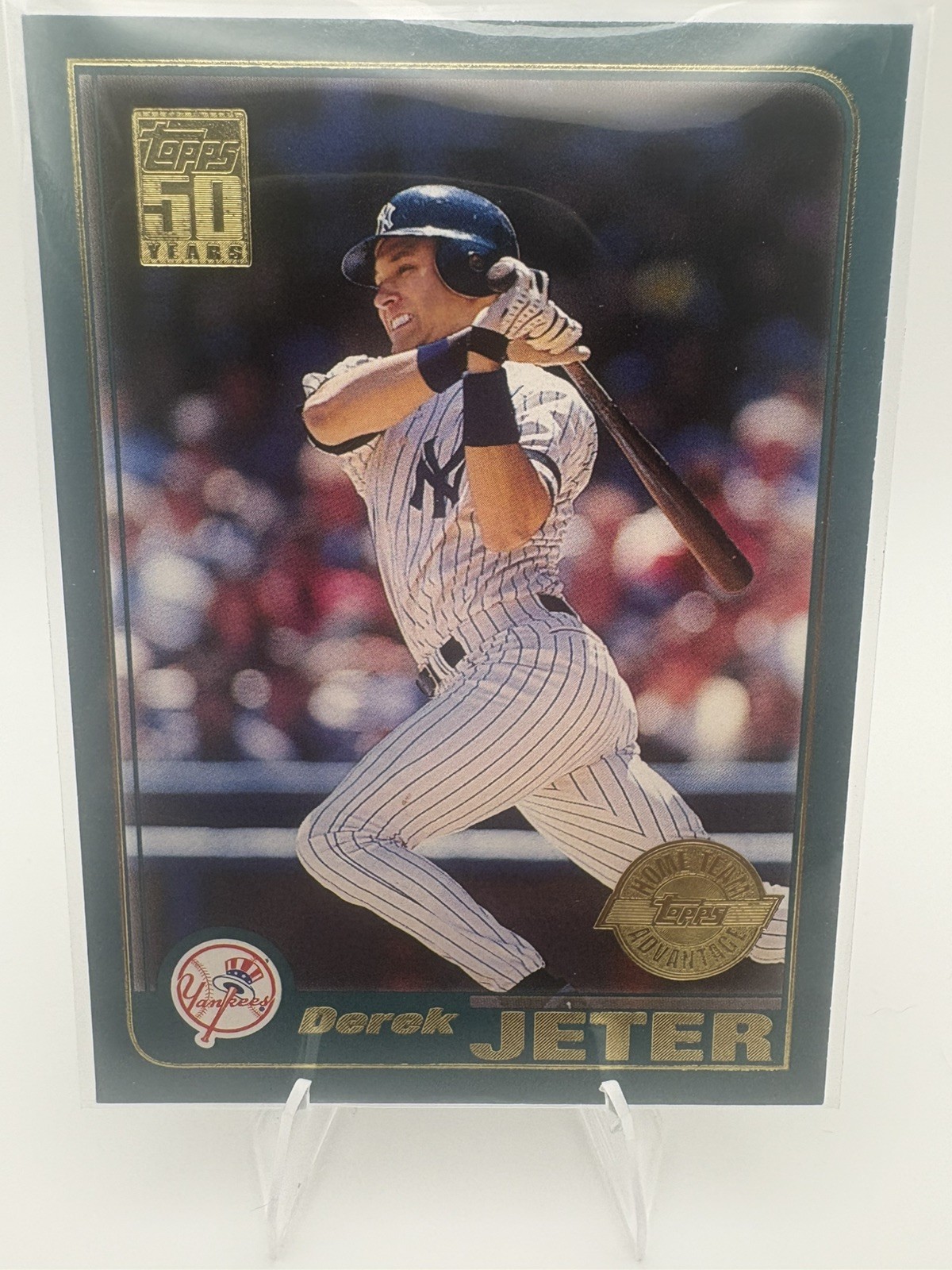 2001 Topps - Derek Jeter #100 Home Team Advantage