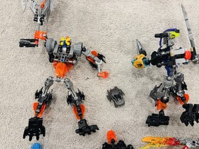 RARE Bionicle Lot Parts Pieces Masks Skull Grinder Basher Piraka 70795 70793