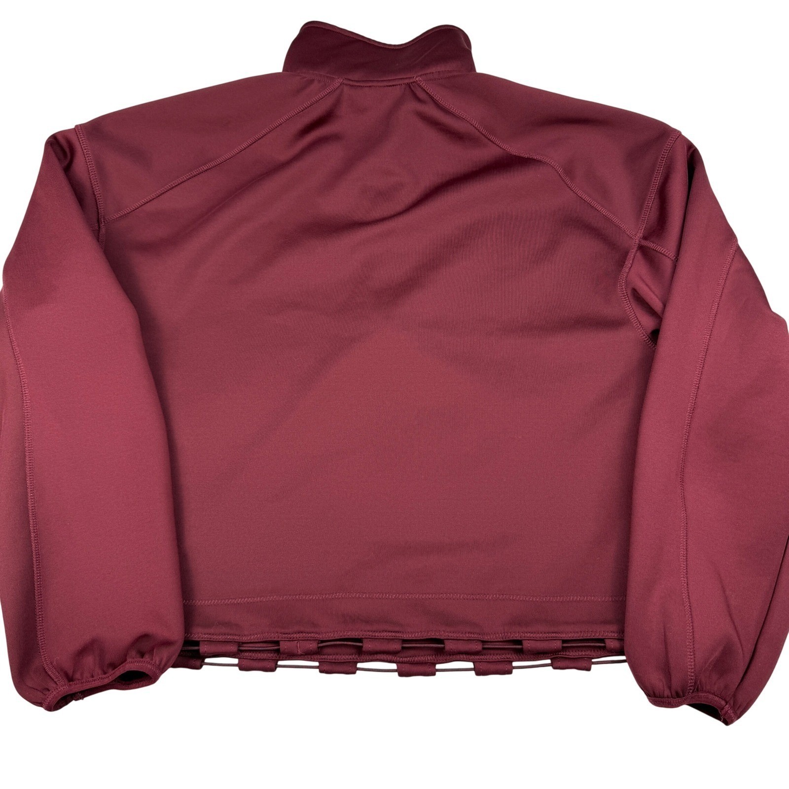 Fabletics Pullover Medium Burgundy Long Sleeve Qu… - image 8
