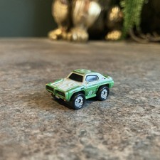 💥Micro Machines Pontiac '68 GTO Green White #8 rally race vintage 