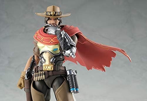 figma Overwatch McCree Cole Cassidy Non-scale ABS PVC Action Figure GoodSmile - Picture 6 of 7
