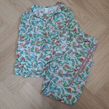 Monsoon Girls Christmas Bauble Nutcracker Pyjamas Button Down Age 9-10