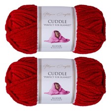 Cuddle Laine Chenille, Fil Chenille, Pelote de Laine à Tricoter Super Épaisse...