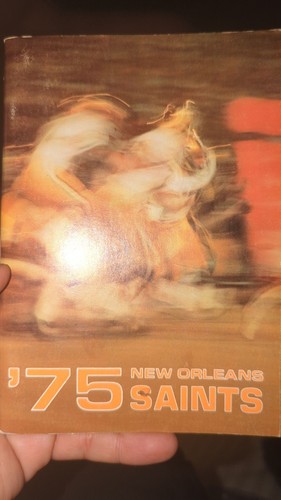1975 New Orleans Saints Media Guide NFL Yearbook Press Book Football AD - Picture 2 of 9