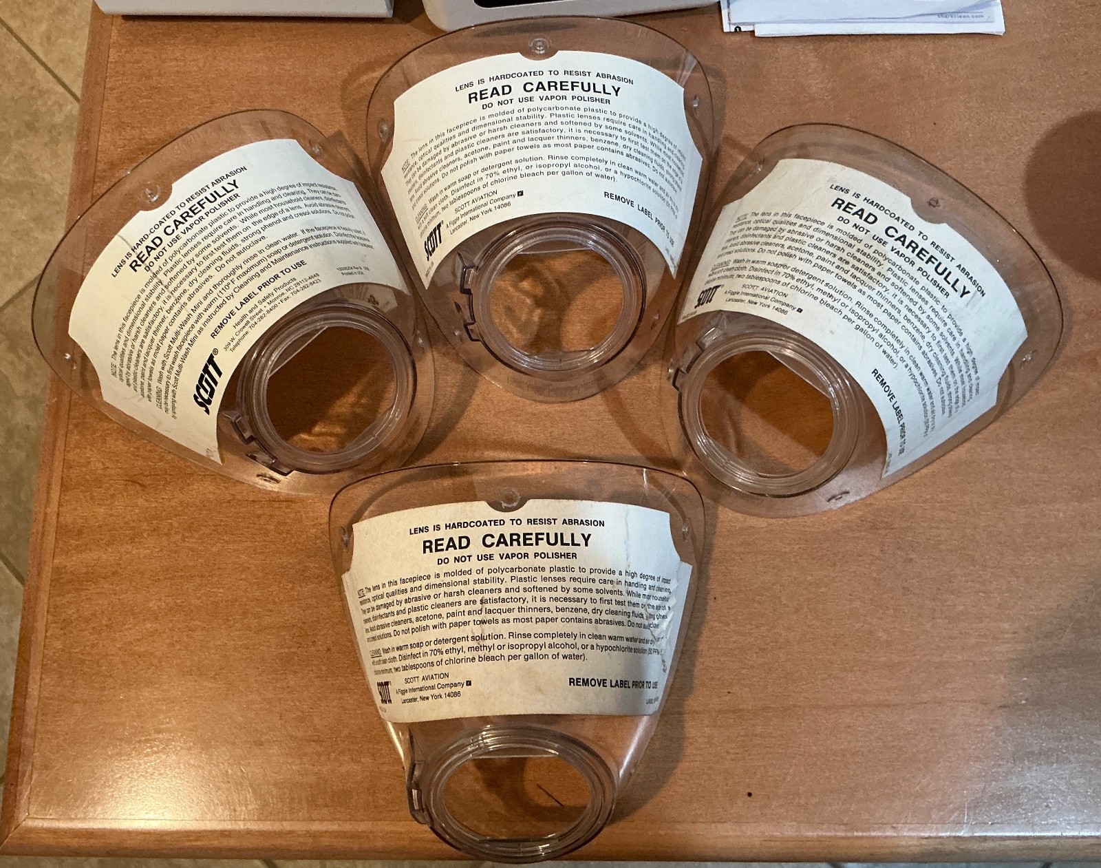 NEW Scott Safety O-Vista FACEPIECE LENS SCBA Mask Replacement Part# 803928-01