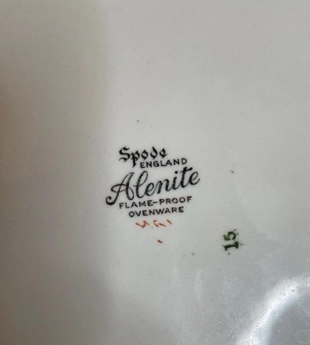 SPODE England ALENITE Flame Proof Casserole Serving Dish Ovenware - Imagen 4 de 4