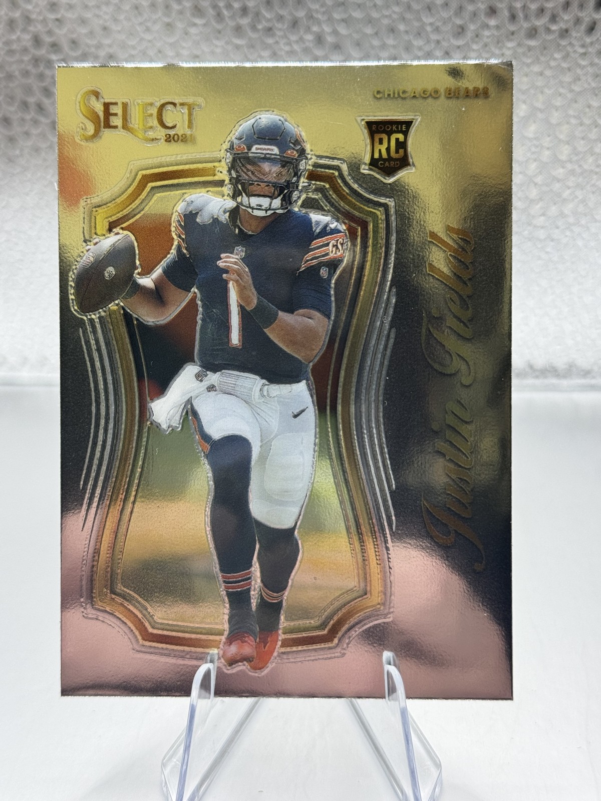 2021 Justin Fields #SCR-4 Silver Prizm Panini Select - Select Certified Rookies