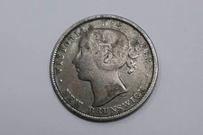 New Brunswick 1862 Victoria 20 Cents Silver Coin