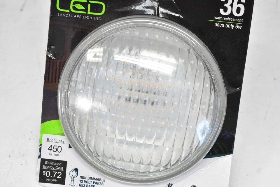 Feit Electric LED Landscape Bulb 12V PAR36 G53 6W 36W Eq 3000K 450lm Warm White - Image 2 of 4