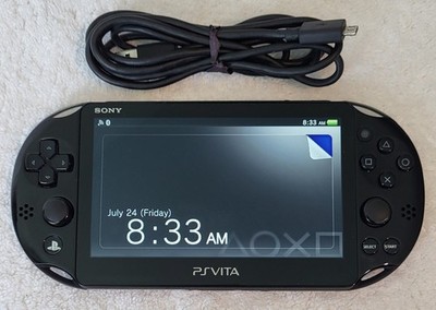 PS Vita PCH-2006 Sony PlayStation PSVita Black Console & USB Charger Tested 