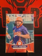2025 Onit Athlete Clemson Tigers Baseball #B-17 Hideki Prather- Orange Base