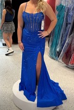 Sherri Hill prom dress- Royal blue- size 10
