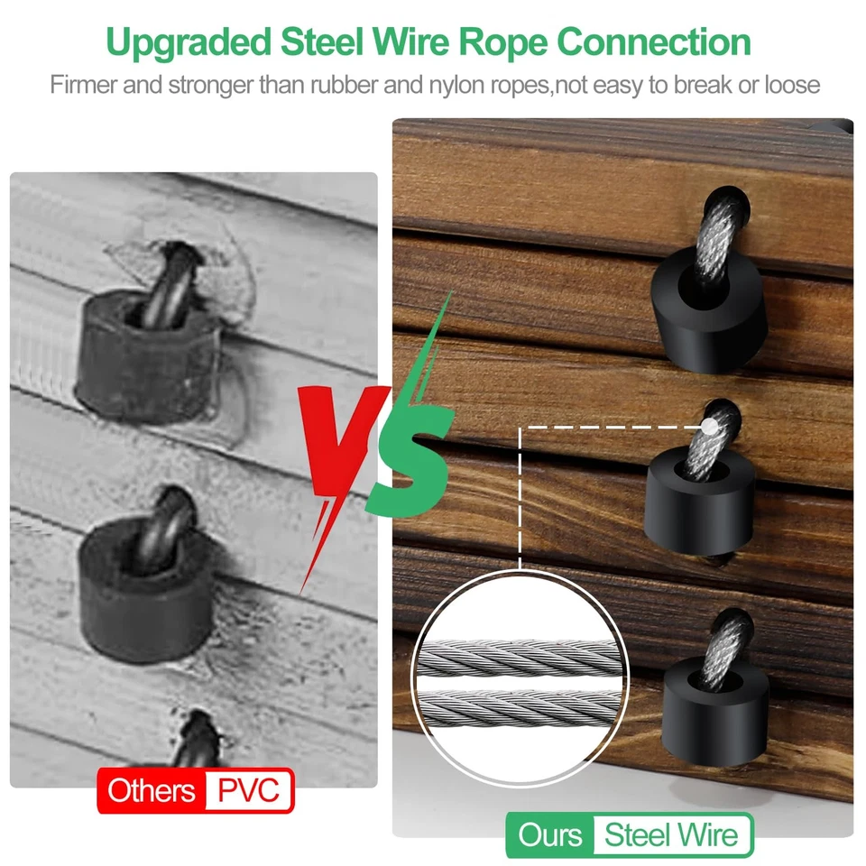 Camino de jardín de madera de 12', pasarela recta de cedro desplegable al aire libre, camino de patio... Foto 4 de 4