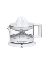 Braun House Hold CJ3000 Electric Citrus Press, 350 ml Bowl with Scale,white