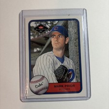2001 Fleer Platinum Edition Baseball Short Set Mark Prior Rookie Card #529