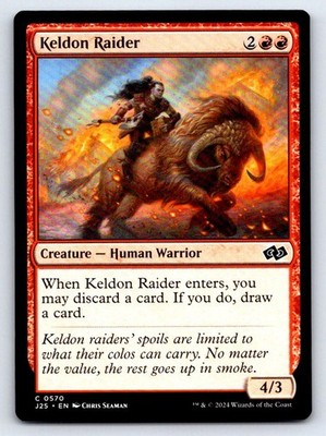 Keldon Raider 570 Common Foundations Jumpstart Magic: The Gathering