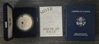 AMERICAN EAGLE ONE OUNCE PROOF SILVER BULLION COIN 2002-W BRAND NEW BOX CASE COA