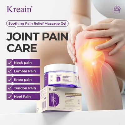 Rapid Relief Muscle Therapy Gel Soothes knees, lumbar, neck, hands, and feet