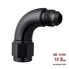 Female to Male Full Flow Swivel Coupler Union Fitting Adapter 6AN 90 Degree
