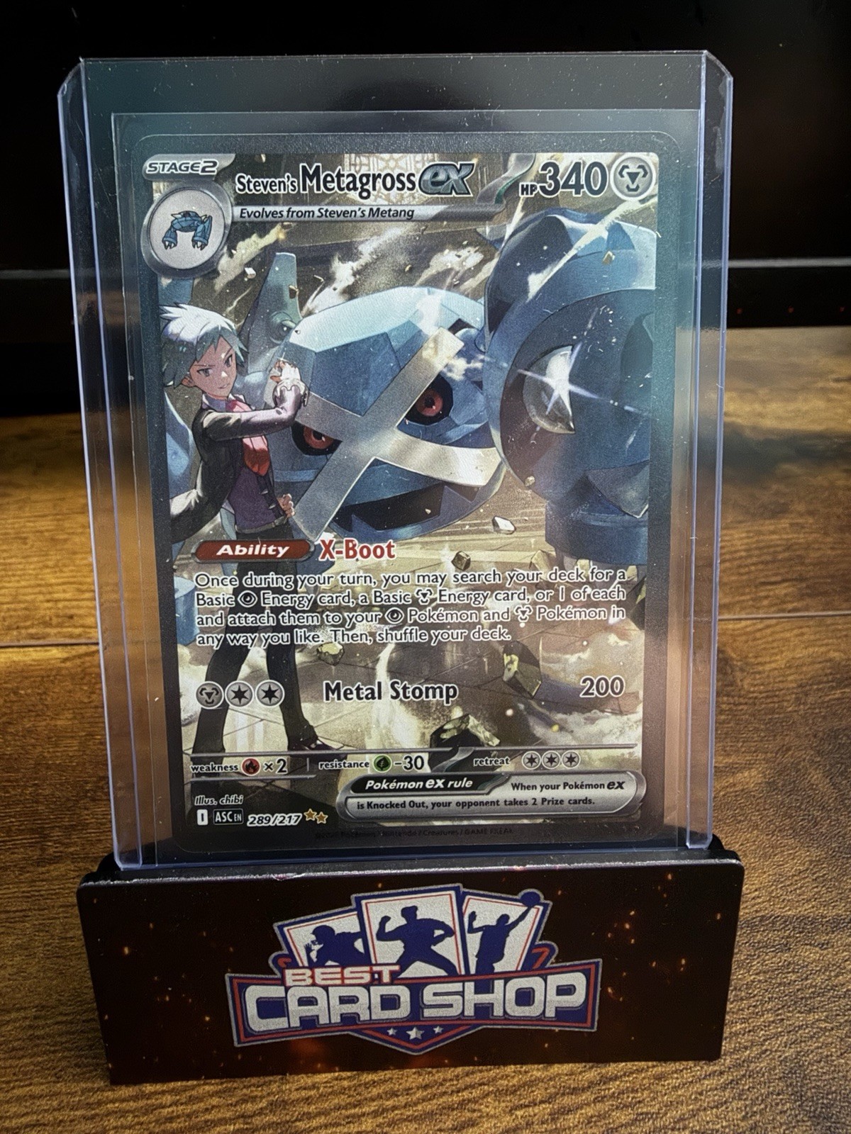 Steven's Metagross ex 289/217 Ascended Heroes Pokemon NM