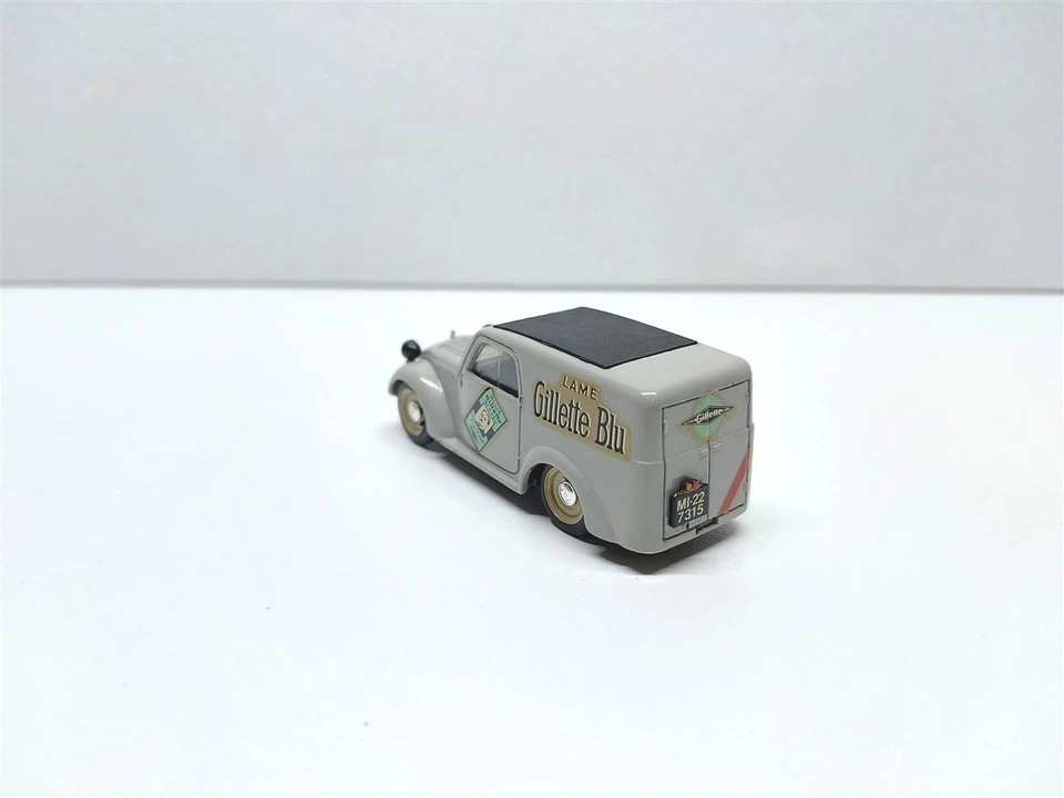 Fiat 500B Furgoncino Lame Gillette Blu del 1950 - 1/43 Brumm - Immagine 2 di 2