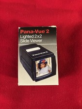 Pana-Vue 2 Lighted 2x2 Slide Viewer 35mm Vintage NOS Battery Powered Boxed