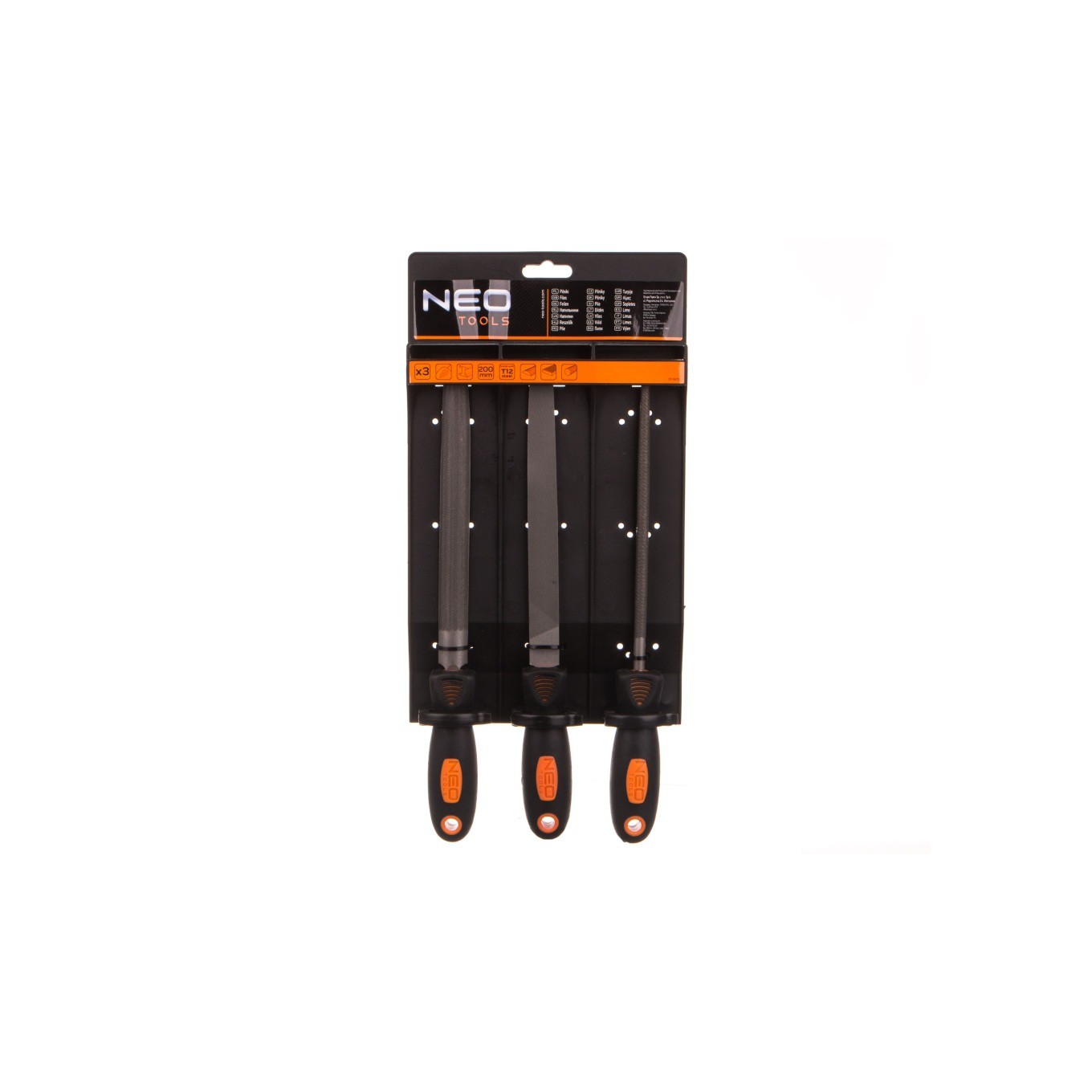 Für TOPEX-NEO-GRAPHITE NARZĘDZIA 37-605 STEEL FILE SET 3PC - Bild 2