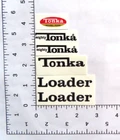 1970-1975  water slide decal set Tonka Mighty Loader SHIPPING W/TRACKING