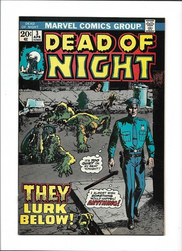 DEAD OF NIGHT #3 [1973 NM-] "THEY LURK BELOW!"   HIGH GRADE! - Picture 1 of 2
