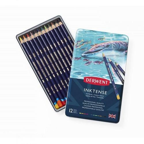 DERWENT Inktense Pencils - Lata de 12 lápices - Imagen 1 de 1