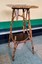 antique 19th century victorian tortoiseshell bamboo 2 tier end table plant stand