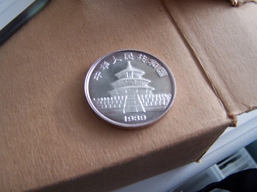 1989 China 10YUAN Panda Coin China 1989 Panda Silver coin 1Oz silver - Picture 2 of 10