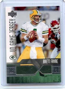 brett favre jersey card