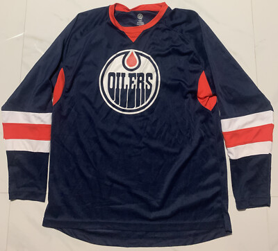 Edmonton Oilers Dark Blue Official Licensed NHL Hockey Jersey Size