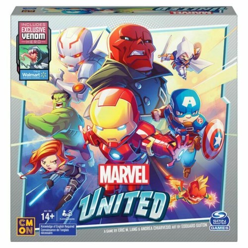 Marvel United Board Game INCLUDES WALMART EXCLUSIVE Venom NEW IN BOX !! - Picture 1 of 1