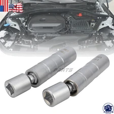 14mm & 16mm Spark Plug Socket Removal Tools Magnetic End 360 Degree Swivel 3/8"
