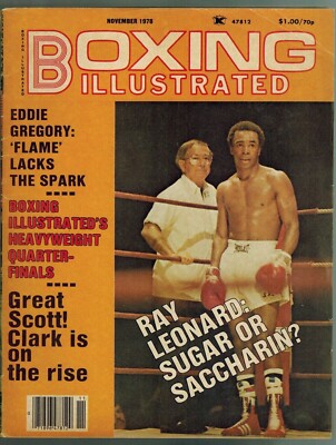 BOXING ILLUSTRATED - November 1978 -  Sugar Ray Leonard/ Eddie Gregory /  more
