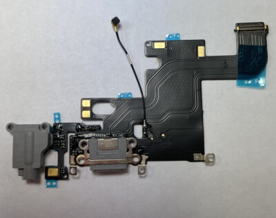 5x LOT OEM SPEC USB Charging PortDock Mic Headphone Flex Cable For iPhone 6 Gray